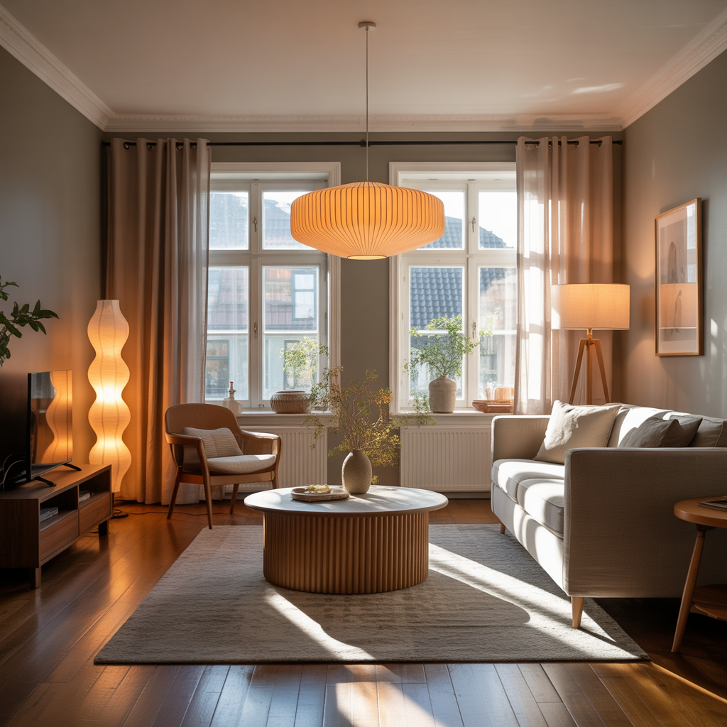 6.Vikten av ratt belysning i heminredning